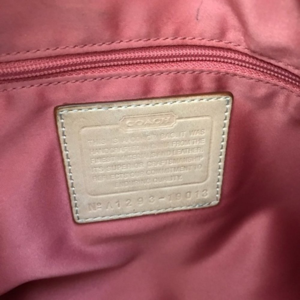 Coach Poppy Vachetta Whipstitch Leather Crossbody - Picture 6 of 8